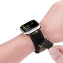 DUX DUCIS Strap Outdoor Textilní řemínek pro Apple Watch 42/44/45/49mm, černo-oranžový
