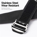 DUX DUCIS Strap Outdoor Textilní řemínek pro Apple Watch 42/44/45/49mm, černo-stříbrný