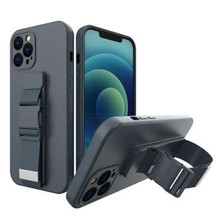 Kryt Hurtel s lanýardem iPhone 13 Pro Max – námořnická modrá