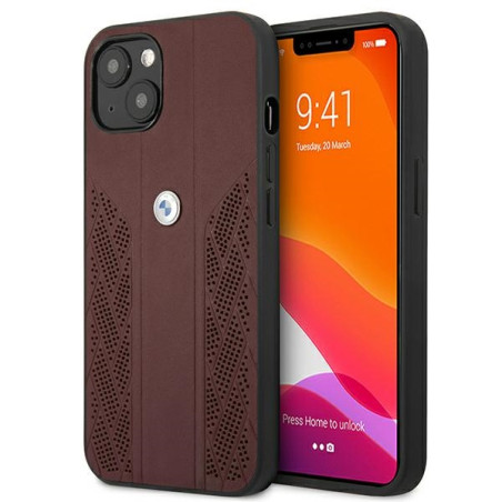 Kryt BMW Curve Perforate pro iPhone 13 červená