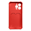 Pouzdro Hurtel Card Armor pro iPhone 13 Pro – červená