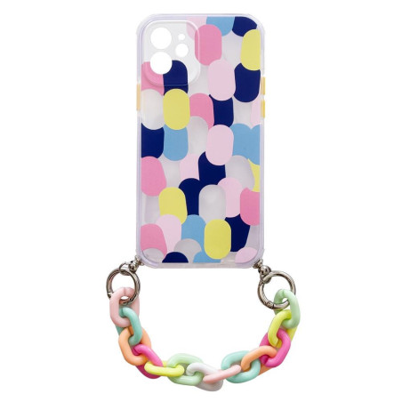 Kryt Hurtel Color Chain pro iPhone 13 mini - multicolor