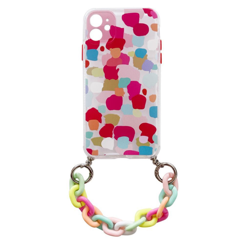 Kryt Hurtel Color Chain pro iPhone 13 mini - multicolor