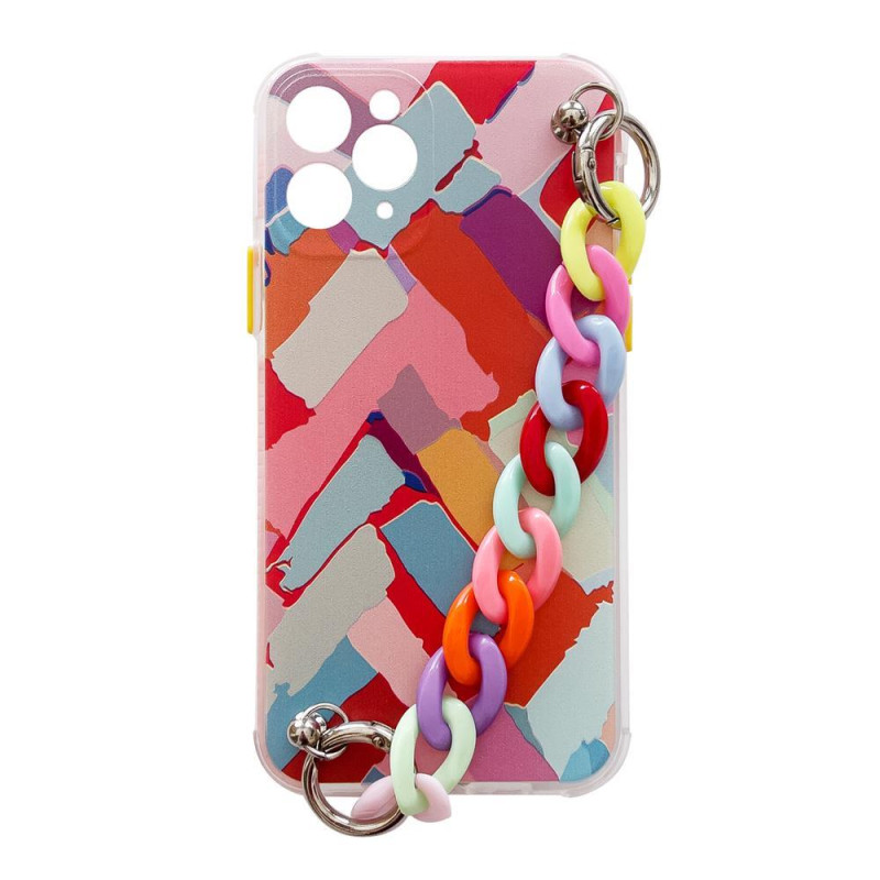 Kryt Hurtel Color Chain pro iPhone 13 mini - multicolor