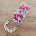 Kryt Hurtel pro iPhone 13 Pro – multicolor s řetízkem