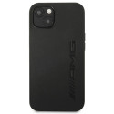 Kryt AMG Leather Hot Stamped Mercedes-AMG pro iPhone 13 mini - černý