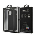 Kryt AMG Leather Hot Stamped Mercedes-AMG pro iPhone 13 mini - černý