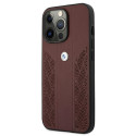Pouzdro BMW Curve Perforate pro iPhone 13 Pro / 13 - červené