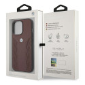 Pouzdro BMW Curve Perforate pro iPhone 13 Pro / 13 - červené