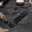 AG PREMIUM Tactical opasek 94-108cm s ocelovou rychloupínací přezkou, černý