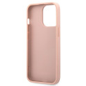 Kryt Guess Saffiano Stripe pro iPhone 13 Pro Max - růžová