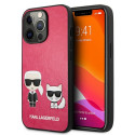 Kryt Karl Lagerfeld IKONIK iPhone 13 Pro - fuchsia
