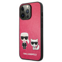 Kryt Karl Lagerfeld IKONIK iPhone 13 Pro - fuchsia