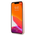 Kryt Karl Lagerfeld SILICONE pro iPhone 13 Pro light pink