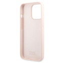 Kryt Karl Lagerfeld SILICONE pro iPhone 13 Pro light pink