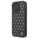 Kryt Mercedes SILVER STARS Pattern pro iPhone 13 Pro / 13 - černý
