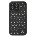 Kryt Mercedes SILVER STARS Pattern pro iPhone 13 Pro / 13 - černý