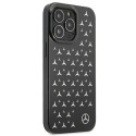 Kryt Mercedes SILVER STARS Pattern pro iPhone 13 Pro / 13 - černý
