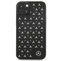 Kryt Mercedes SILVER STARS Pattern pro iPhone 13 mini - černý