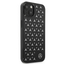 Kryt Mercedes SILVER STARS Pattern pro iPhone 13 mini - černý