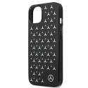 Kryt Mercedes SILVER STARS Pattern pro iPhone 13 mini - černý