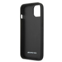 Kryt AMG Leather Debossed Lines Mercedes iPhone 13 mini – černá