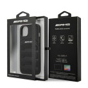 Kryt AMG Leather Debossed Lines Mercedes iPhone 13 mini – černá