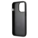 Kryt Guess Saffiano Stripe iPhone 13 Pro - modrý