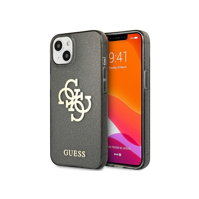 Kryt Guess GUHCP13SPCUGL4GBK pro iPhone 13 mini - černá