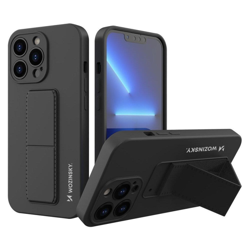 Kryt Wozinsky KICKSTAND CASE pro iPhone 13 mini - černý