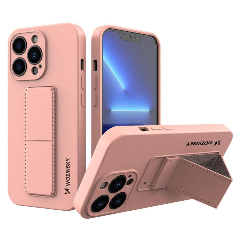 Kryt Wozinsky KICKSTAND CASE pro iPhone 13 mini - růžová