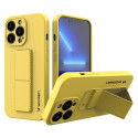 Kryt Wozinsky KICKSTAND CASE pro iPhone 13 mini – žlutá