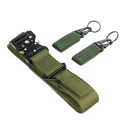 AG PREMIUM Tactical opasek 94-108cm s ocelovou rychloupínací přezkou, khaki zelený