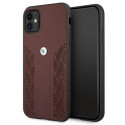 Kryt BMW CURVE PERFORATE iPhone 11 / XR - červený