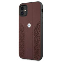 Kryt BMW CURVE PERFORATE iPhone 11 / XR - červený