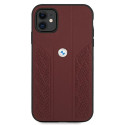 Kryt BMW CURVE PERFORATE iPhone 11 / XR - červený