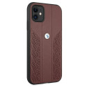 Kryt BMW CURVE PERFORATE iPhone 11 / XR - červený