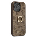 Kryt Guess GUHCP13L4GMRBR pro iPhone 13 Pro / 13 – hnědá