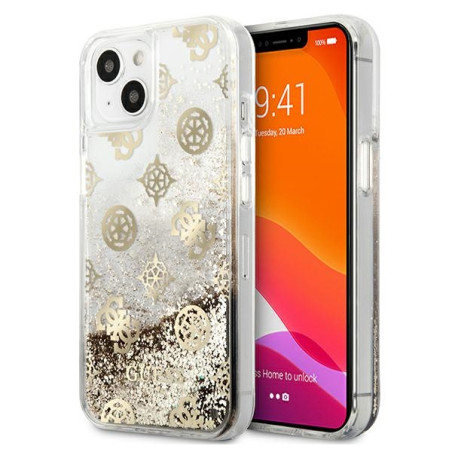 Kryt Guess GUHCP13SLGPEGO pro iPhone 13 mini – zlatá