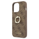 Kryt Guess GUHCP13L4GMRBR pro iPhone 13 Pro / 13 – hnědá