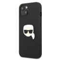 Kryt Karl Lagerfeld IKONIK KARL pro iPhone 13 mini - černý