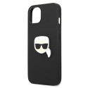 Kryt Karl Lagerfeld IKONIK KARL pro iPhone 13 mini - černý