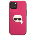 Kryt Karl Lagerfeld IKONIK KARL iPhone 13 mini - růžová