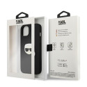 Kryt Karl Lagerfeld IKONIK KARL pro iPhone 13 mini - černý