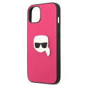 Kryt Karl Lagerfeld IKONIK KARL iPhone 13 mini - růžová
