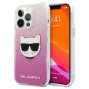 Kryt Karl Lagerfeld CHOUPETTE HEAD iPhone 13 Pro Max - růžový