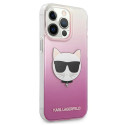 Kryt Karl Lagerfeld CHOUPETTE HEAD iPhone 13 Pro Max - růžový