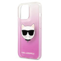 Kryt Karl Lagerfeld CHOUPETTE HEAD iPhone 13 Pro Max - růžový