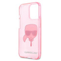 Kryt Karl Lagerfeld CHOUPETTE HEAD Glitter pro iPhone 13 Pro Max - rů