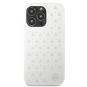 Kryt Mercedes Stars Pattern iPhone 13 Pro / 13 – bílý